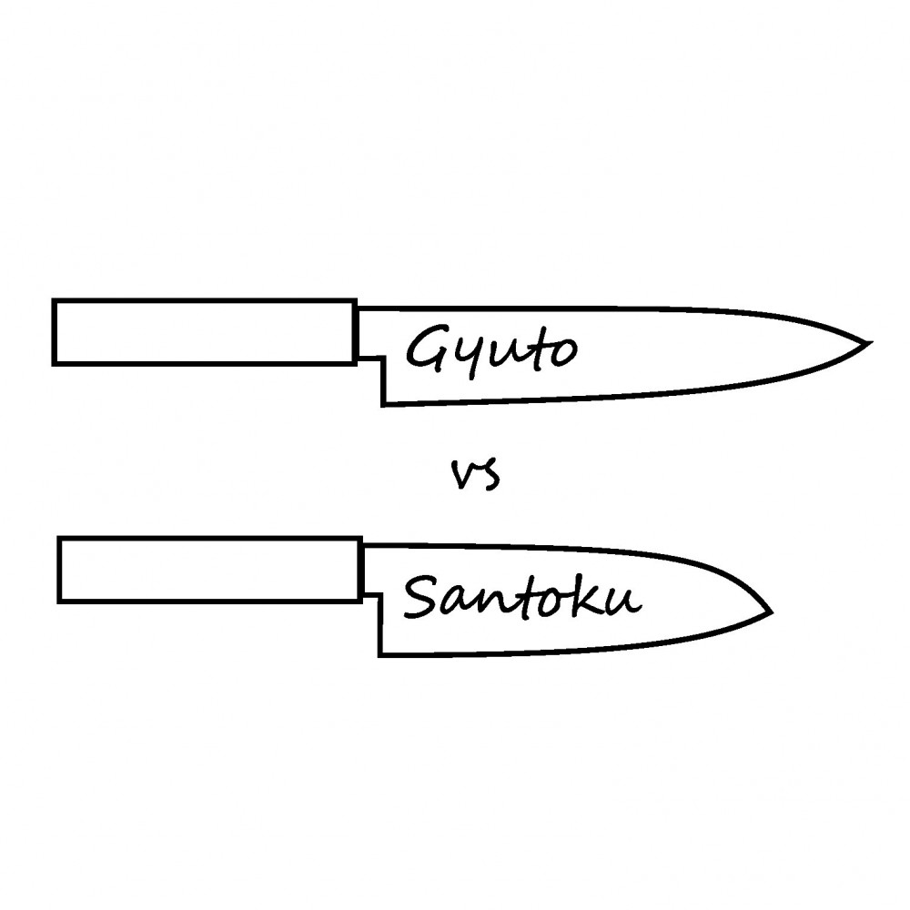 Gyutoh vs Santoku